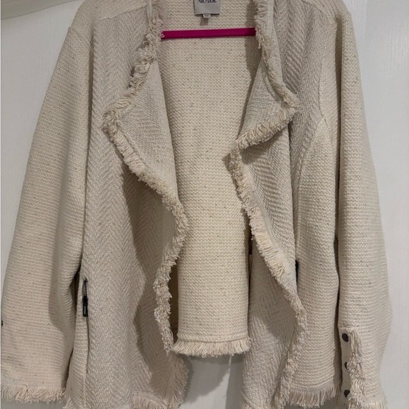 NIC+ZOE Women's Ivory Blazer - Picture 3 of 7